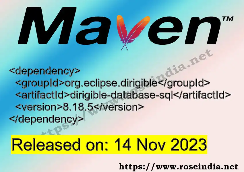 Maven dependency for  GROUP_ID - ARTIFACT_ID version VERSION_ID is released. Learn to use  ARTIFACT_ID version VERSION_ID in Maven based Java projects