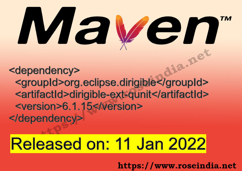 Maven Dependency release