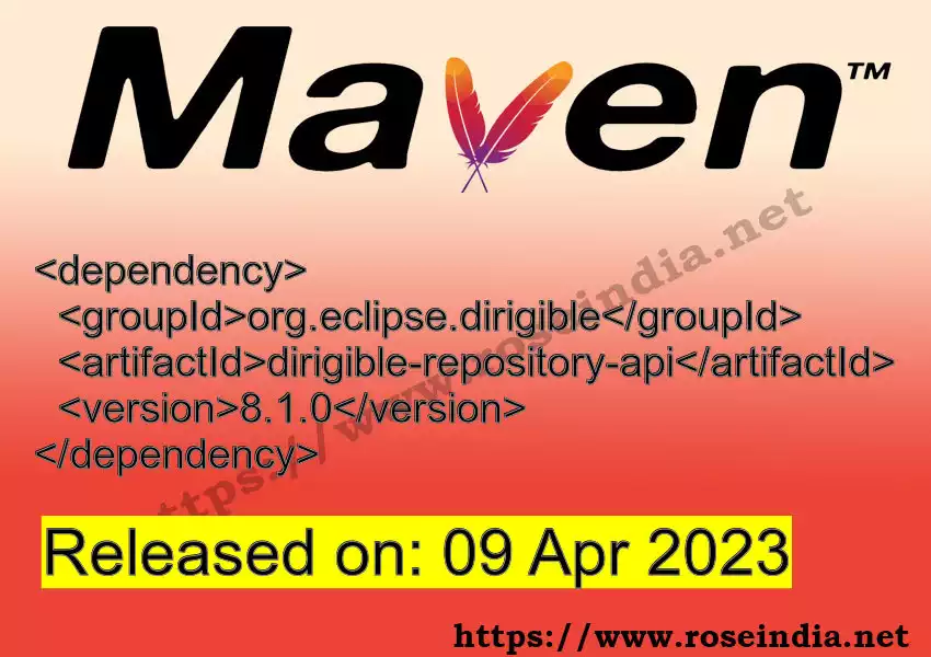 Maven dependency for GROUP_ID - ARTIFACT_ID version VERSION_ID is released. Learn to use ARTIFACT_ID version VERSION_ID in Maven based Java projects