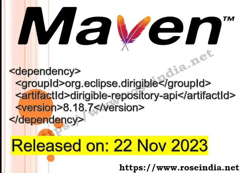 Maven dependency for GROUP_ID - ARTIFACT_ID version VERSION_ID is released. Learn to use ARTIFACT_ID version VERSION_ID in Maven based Java projects