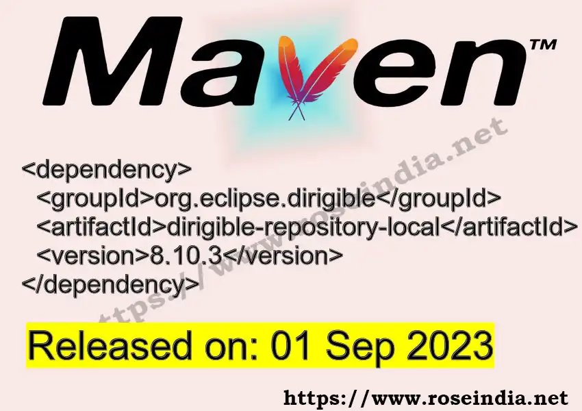 Maven dependency for GROUP_ID - ARTIFACT_ID version VERSION_ID is released. Learn to use ARTIFACT_ID version VERSION_ID in Maven based Java projects
