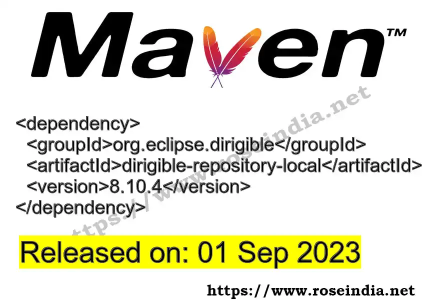Maven dependency for GROUP_ID - ARTIFACT_ID version VERSION_ID is released. Learn to use ARTIFACT_ID version VERSION_ID in Maven based Java projects