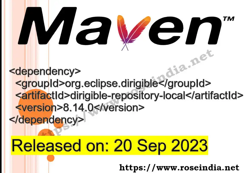 Maven dependency for GROUP_ID - ARTIFACT_ID version VERSION_ID is released. Learn to use ARTIFACT_ID version VERSION_ID in Maven based Java projects