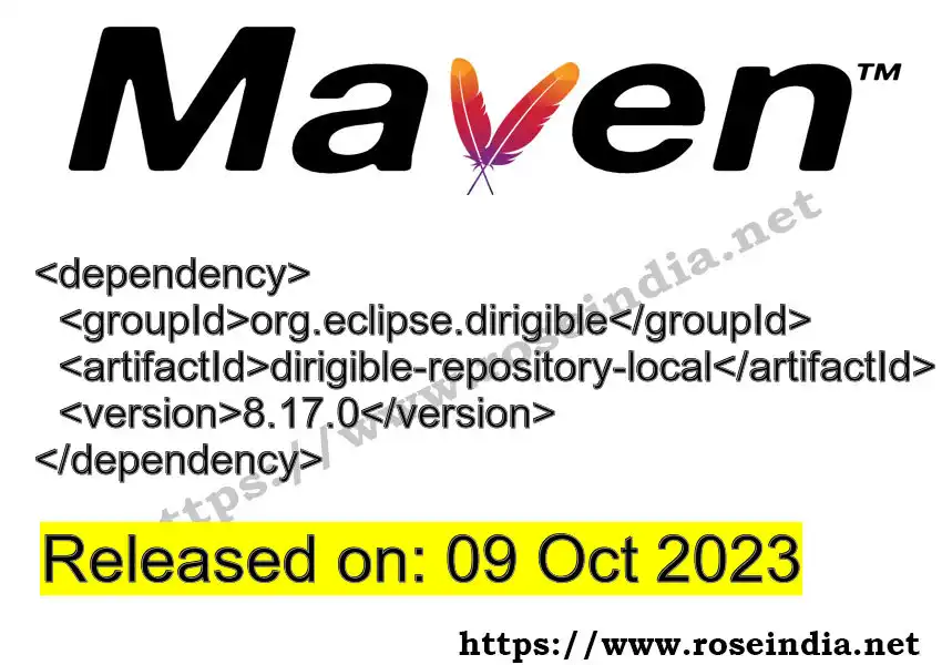 Maven dependency for GROUP_ID - ARTIFACT_ID version VERSION_ID is released. Learn to use ARTIFACT_ID version VERSION_ID in Maven based Java projects