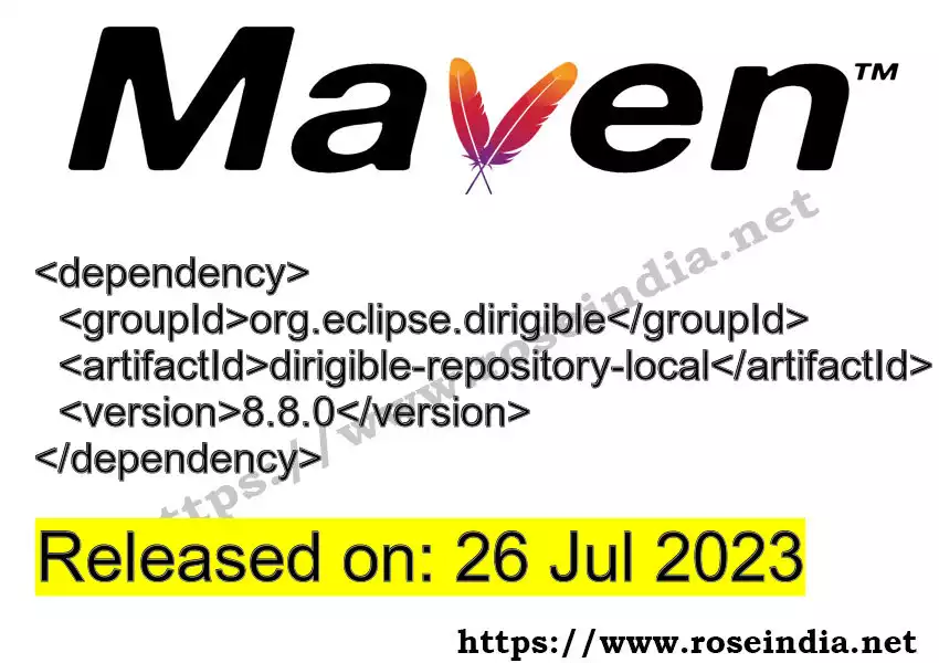 Maven dependency for  GROUP_ID - ARTIFACT_ID version VERSION_ID is released. Learn to use  ARTIFACT_ID version VERSION_ID in Maven based Java projects