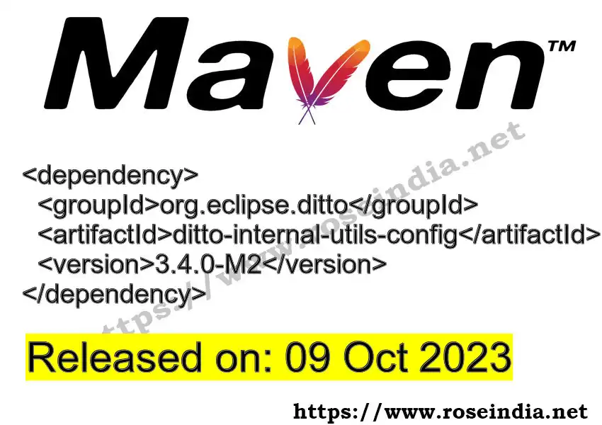 Maven dependency for GROUP_ID - ARTIFACT_ID version VERSION_ID is released. Learn to use ARTIFACT_ID version VERSION_ID in Maven based Java projects