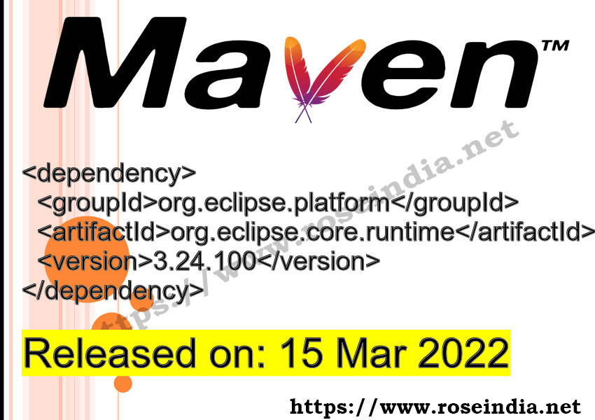 Maven Dependency release