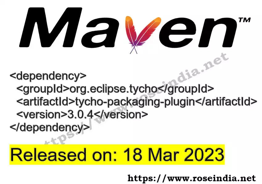 Maven dependency for GROUP_ID - ARTIFACT_ID version VERSION_ID is released. Learn to use ARTIFACT_ID version VERSION_ID in Maven based Java projects