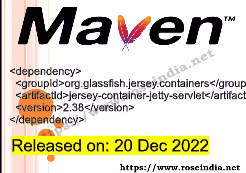Maven dependency for GROUP_ID - ARTIFACT_ID version VERSION_ID is released. Learn to use ARTIFACT_ID version VERSION_ID in Maven based Java projects
