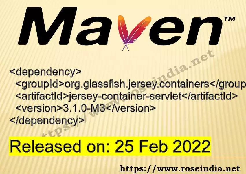 Maven dependency for  GROUP_ID - ARTIFACT_ID version VERSION_ID is released. Learn to use  ARTIFACT_ID version VERSION_ID in Maven based Java projects