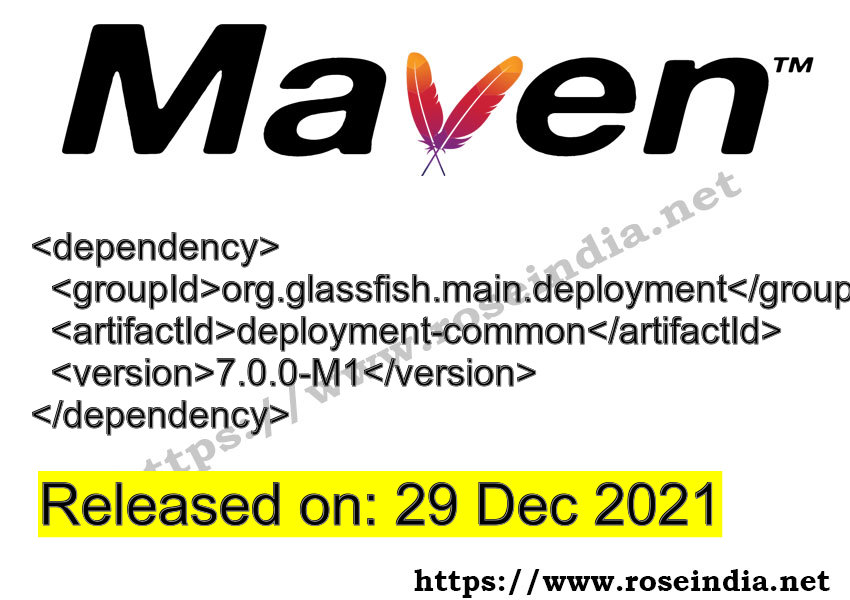 Maven Dependency release