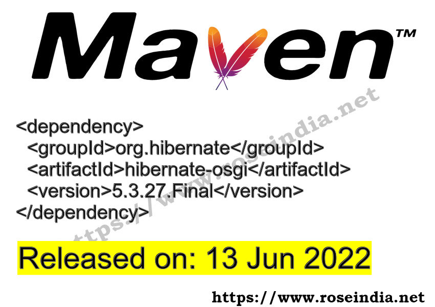 Maven Dependency release