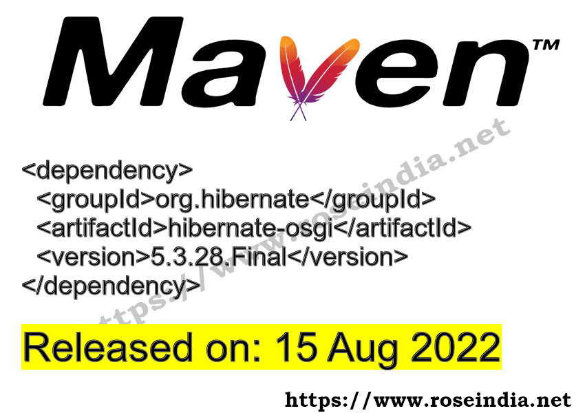Maven Dependency release
