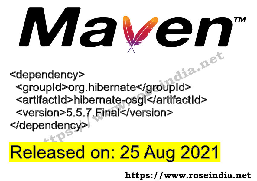 Maven Dependency release