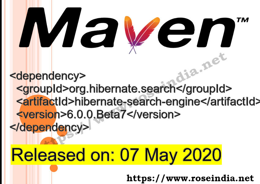 Maven Dependency release