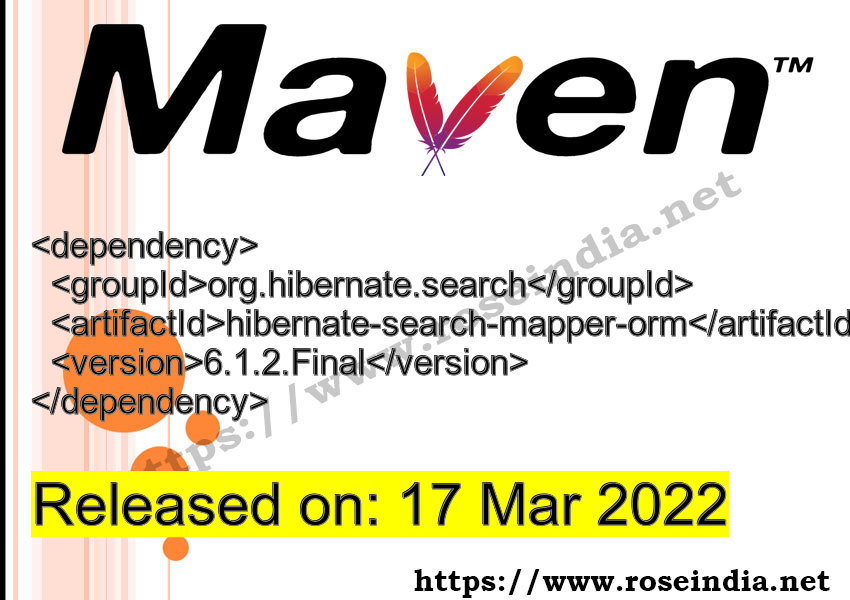 Maven Dependency release