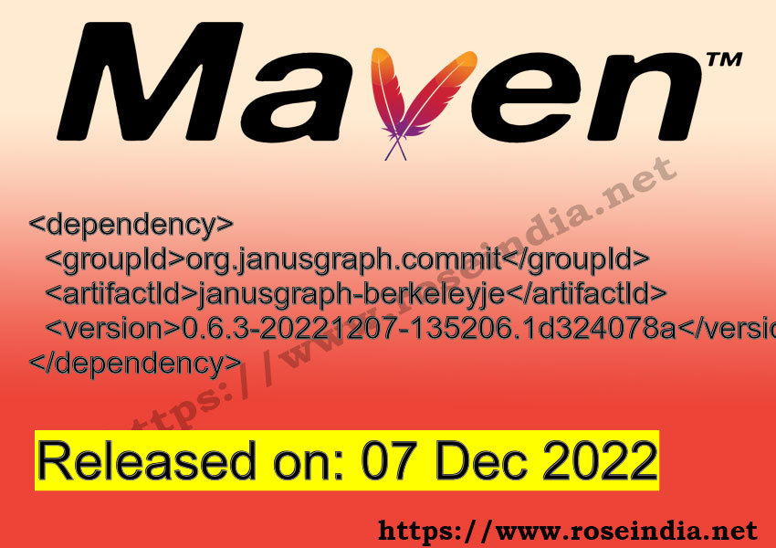 Maven Dependency release