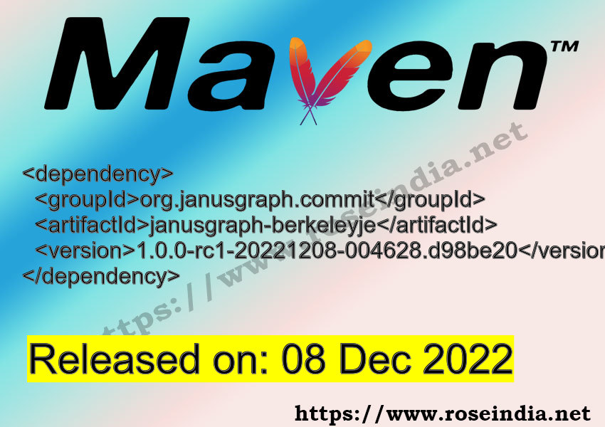 Maven Dependency release