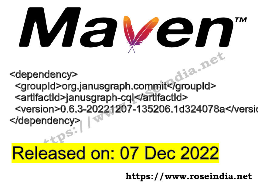 Maven Dependency release