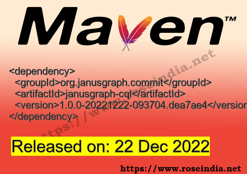 Maven Dependency release