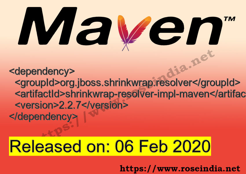 Maven Dependency release