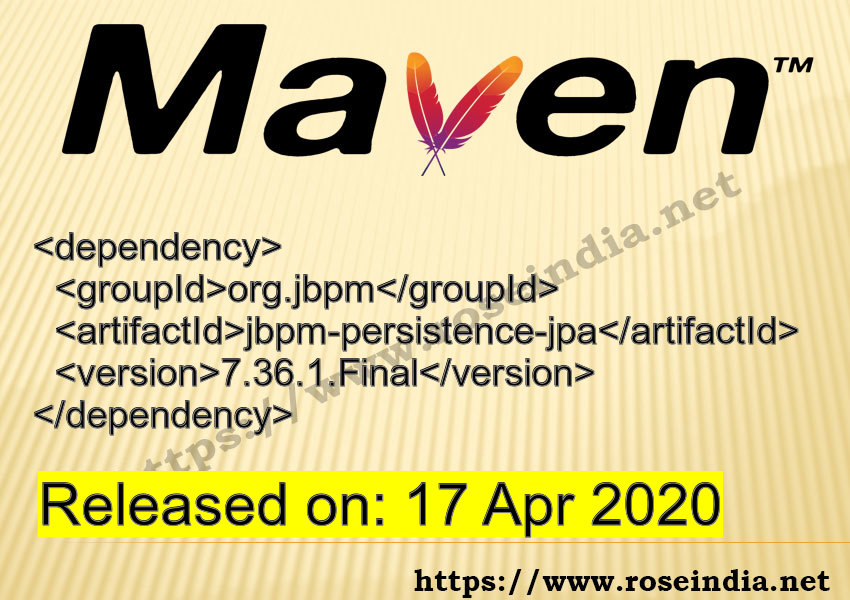 Maven Dependency release