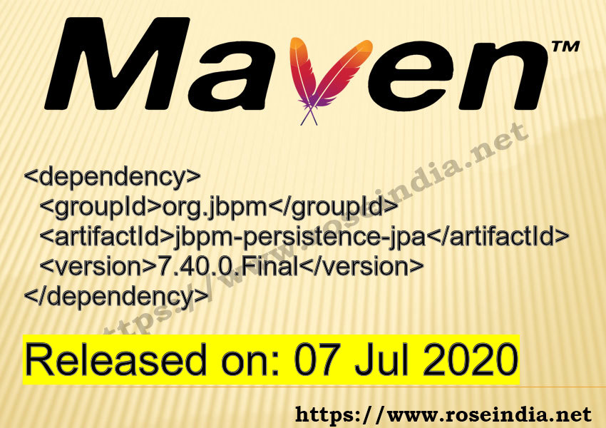 Maven Dependency release