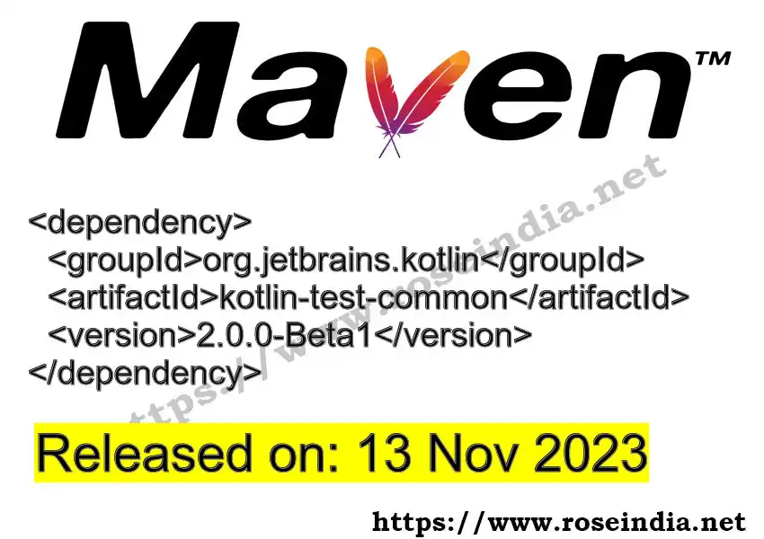 Maven dependency for GROUP_ID - ARTIFACT_ID version VERSION_ID is released. Learn to use ARTIFACT_ID version VERSION_ID in Maven based Java projects