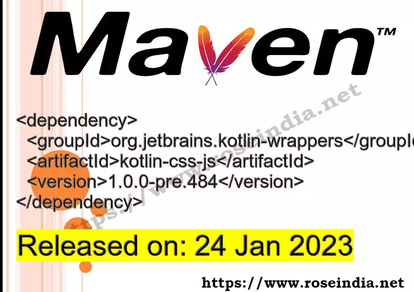 Maven dependency for GROUP_ID - ARTIFACT_ID version VERSION_ID is released. Learn to use ARTIFACT_ID version VERSION_ID in Maven based Java projects