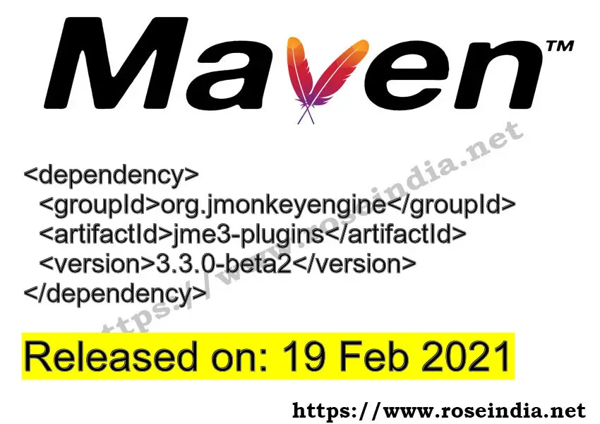 Maven Dependency release