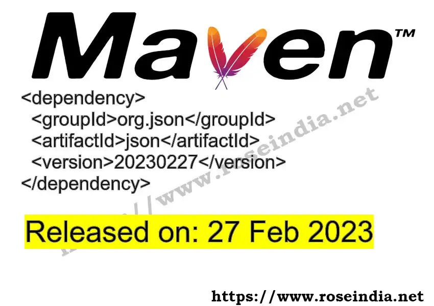 Maven dependency for  GROUP_ID - ARTIFACT_ID version VERSION_ID is released. Learn to use  ARTIFACT_ID version VERSION_ID in Maven based Java projects