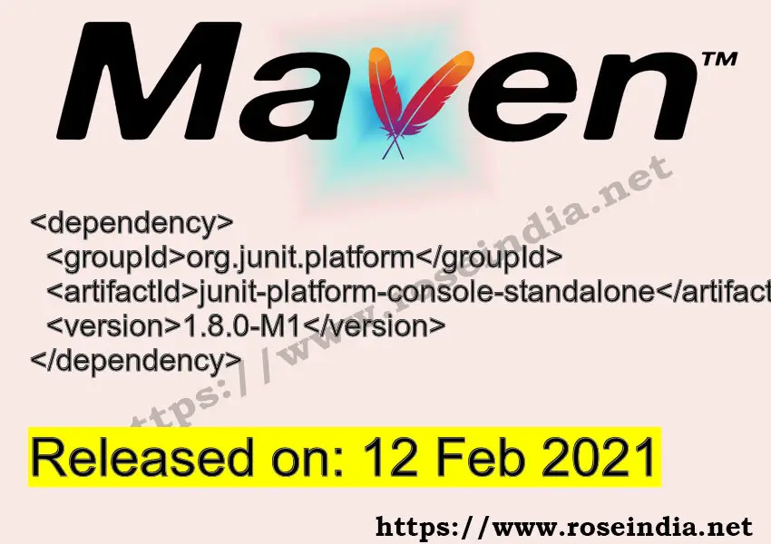 Maven Dependency release