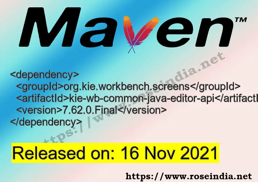 Maven Dependency release