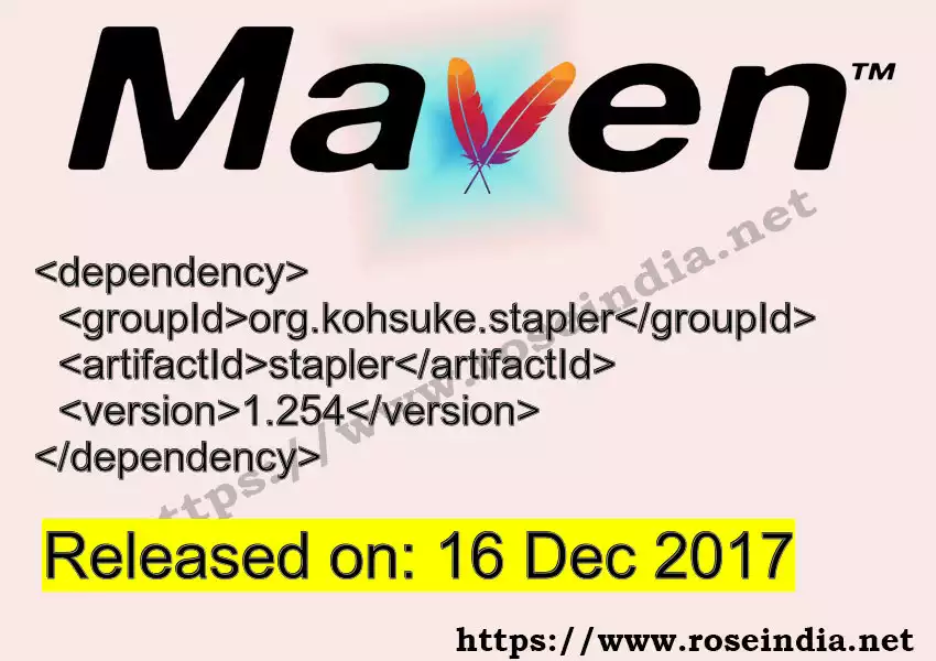 Maven dependency for  GROUP_ID - ARTIFACT_ID version VERSION_ID is released. Learn to use  ARTIFACT_ID version VERSION_ID in Maven based Java projects