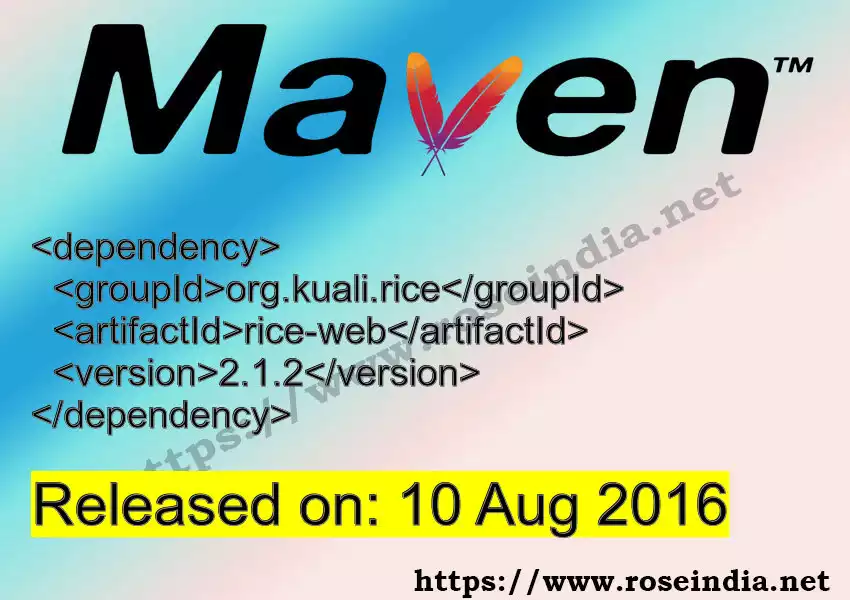 Maven dependency for GROUP_ID - ARTIFACT_ID version VERSION_ID is released. Learn to use ARTIFACT_ID version VERSION_ID in Maven based Java projects