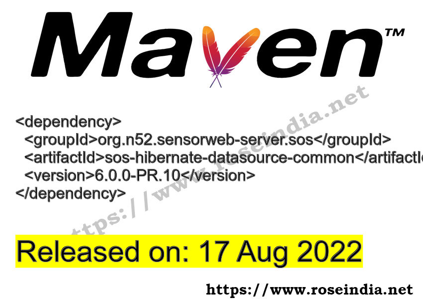 Maven Dependency release