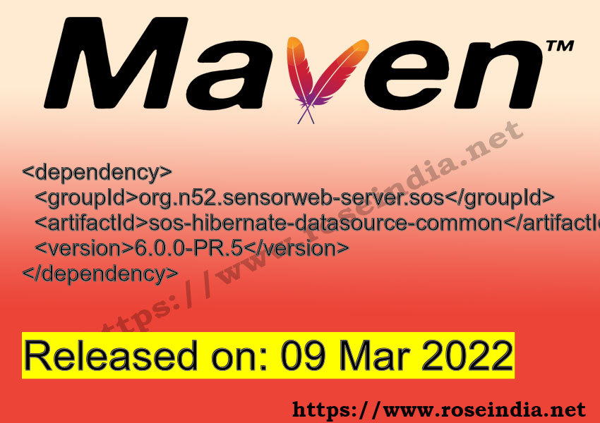Maven Dependency release