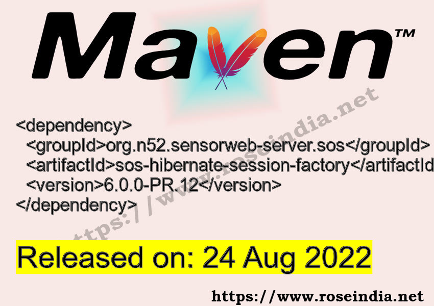 Maven Dependency release