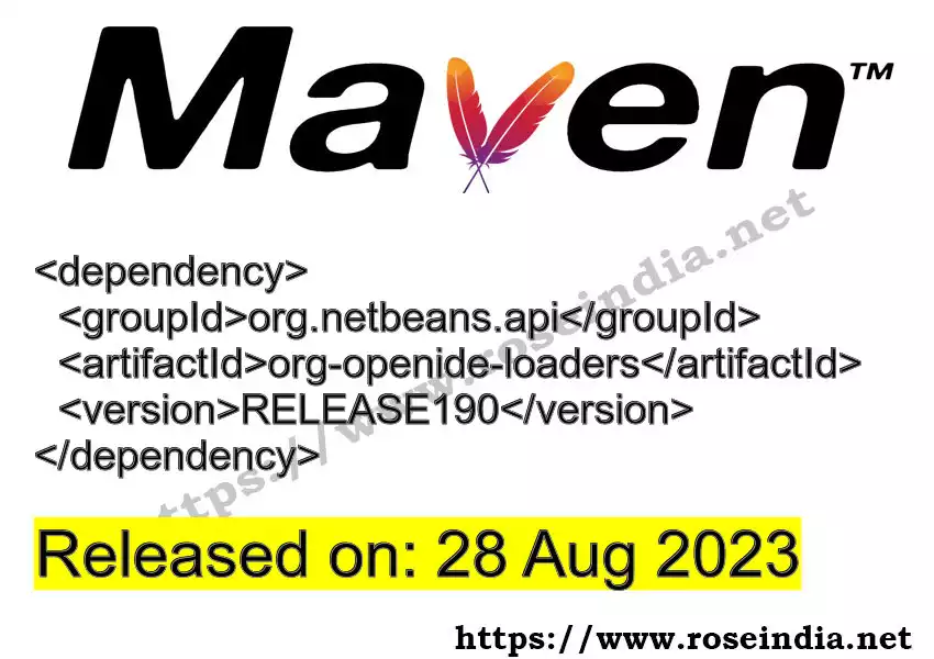 Maven dependency for GROUP_ID - ARTIFACT_ID version VERSION_ID is released. Learn to use ARTIFACT_ID version VERSION_ID in Maven based Java projects