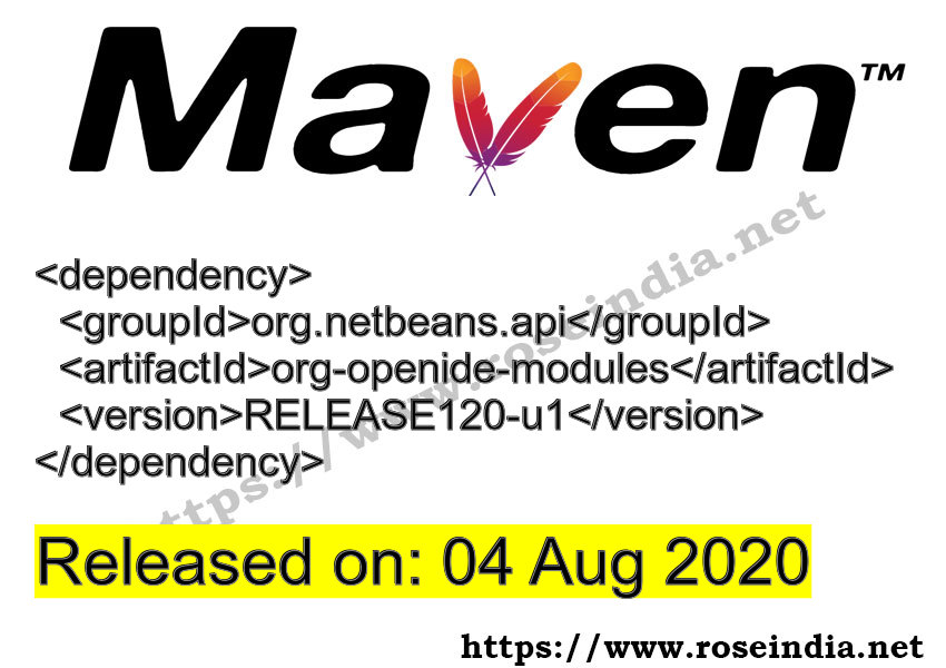 Maven Dependency release