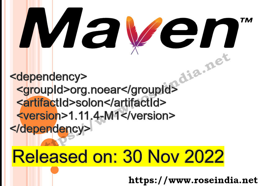 Maven Dependency release