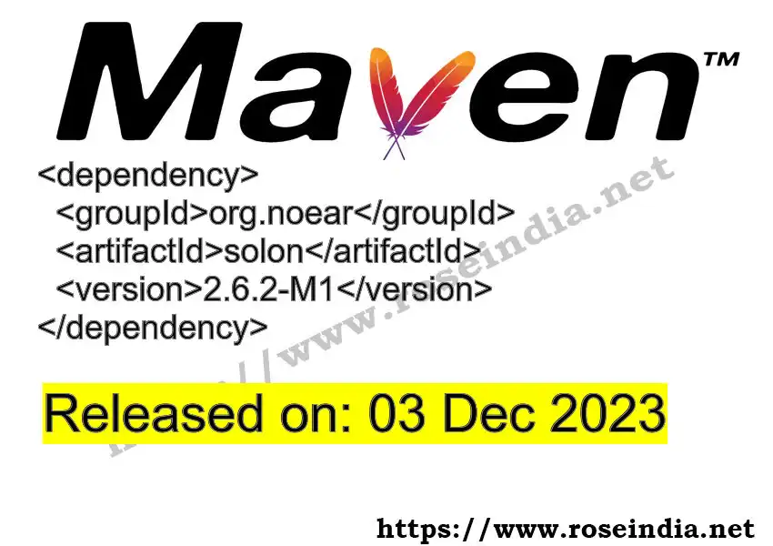 Maven dependency for GROUP_ID - ARTIFACT_ID version VERSION_ID is released. Learn to use ARTIFACT_ID version VERSION_ID in Maven based Java projects