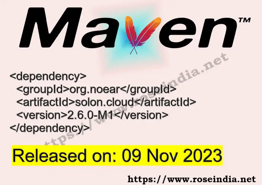 Maven dependency for GROUP_ID - ARTIFACT_ID version VERSION_ID is released. Learn to use ARTIFACT_ID version VERSION_ID in Maven based Java projects