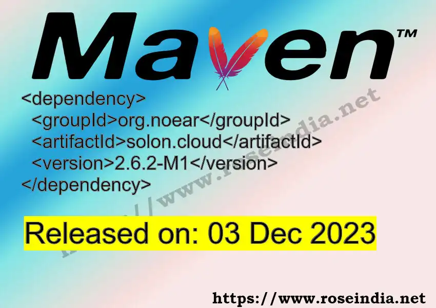 Maven dependency for GROUP_ID - ARTIFACT_ID version VERSION_ID is released. Learn to use ARTIFACT_ID version VERSION_ID in Maven based Java projects