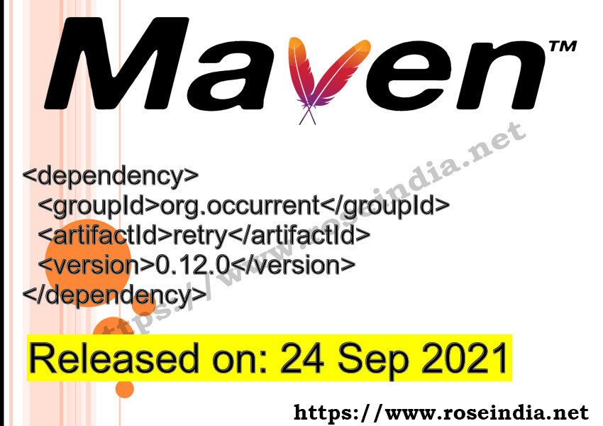 Maven Dependency release