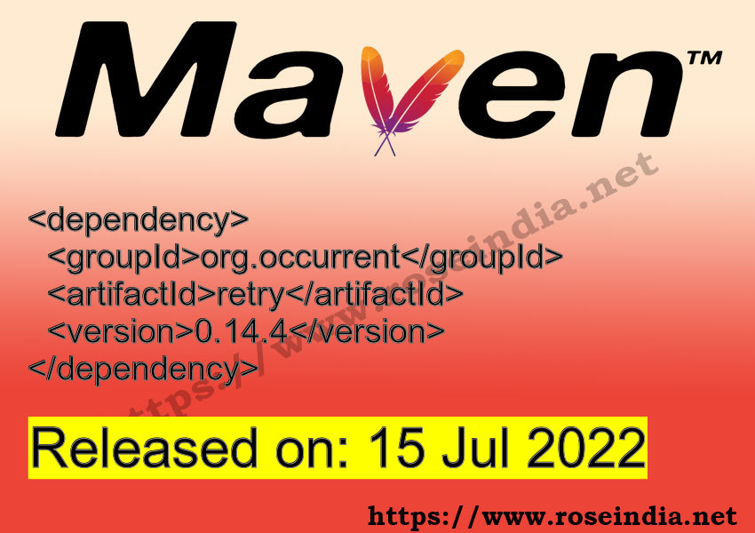 Maven Dependency release