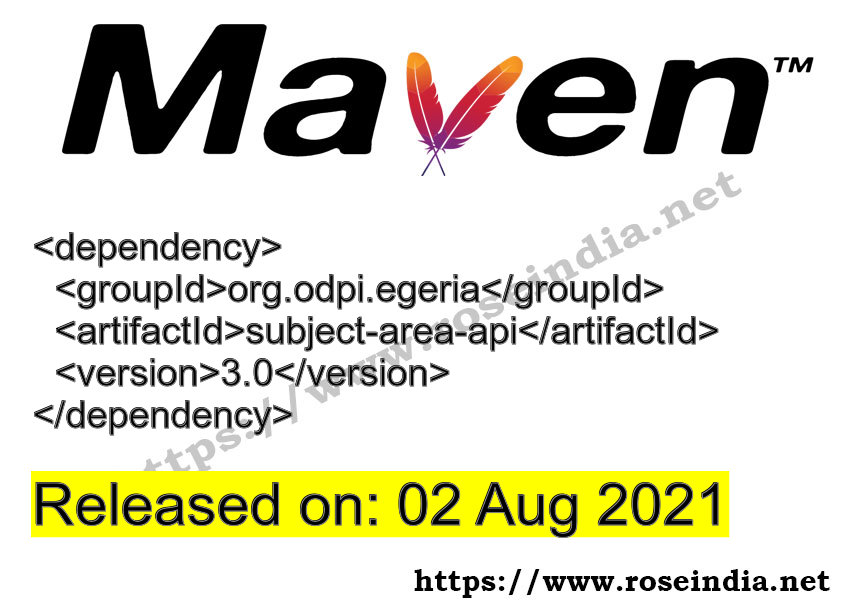 Maven Dependency release