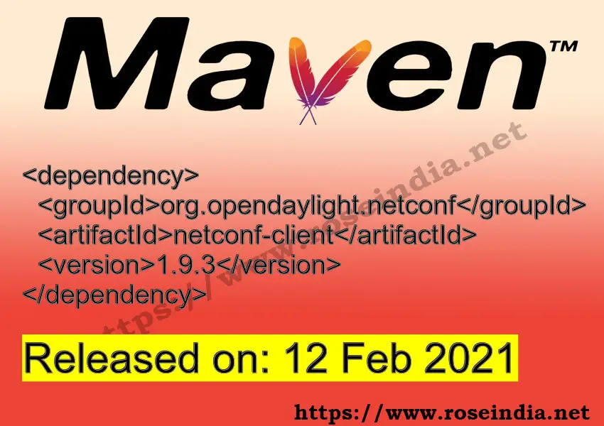 Maven Dependency For Org Opendaylight