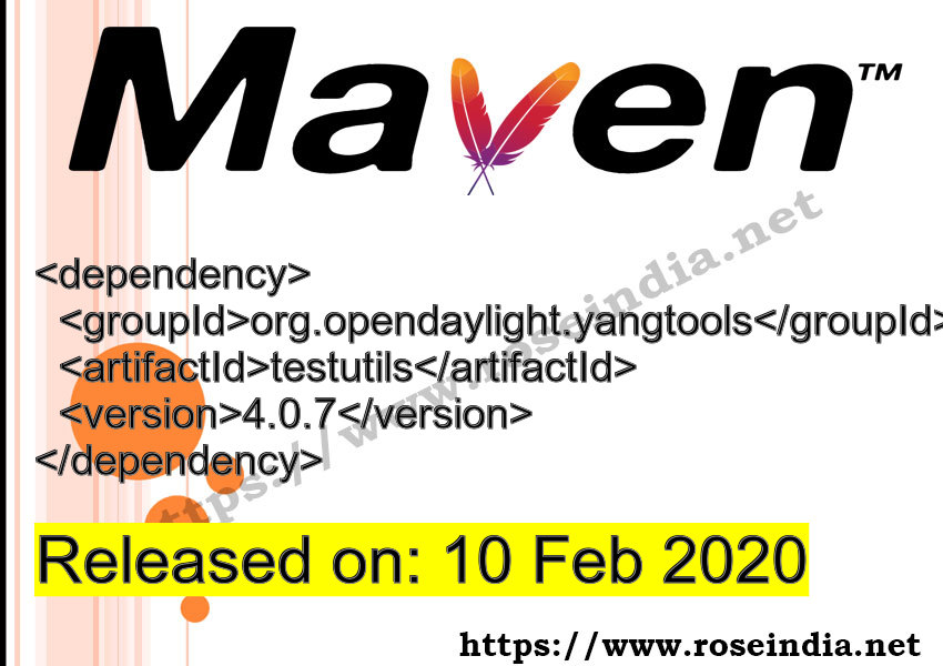 Maven Dependency release