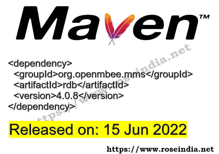 Maven Dependency release